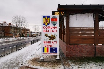 semnal intrare localitate Baltati